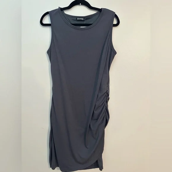 NWT BTFBM Bodycon Dress Size Large Gray - Picture 2 of 8